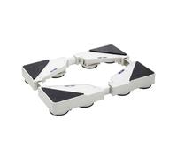 Base per Lavatrice con 8 Piedi per Lavatrice Frigorifero e Asciugatrici con Funzione di Assorbimento Degli Urti Rialzata facilitare la pulizia Larghezza 35 a 56 cm Altezza4.5cm