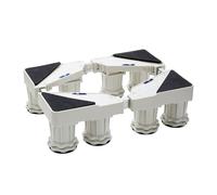 Base per Lavatrice con 8 Piedi per Lavatrice Frigorifero e Asciugatrici con Funzione di Assorbimento Degli Urti Rialzata facilitare la pulizia Larghezza 35 a 56 cm Altezza11.5-14.5cm