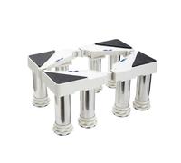 Base per Lavatrice con 8 Piedi per Lavatrice Frigorifero e Asciugatrici con Funzione di Assorbimento Degli Urti Rialzata facilitare la pulizia Larghezza 35 a 56 cm Altezza18.5-22cm