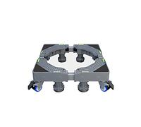Base Per Lavatrice con supporto mobile regolabile, larghezza/profondità 40-68 cm, altezza 10-14 cm, 4 ruote universali bloccabili