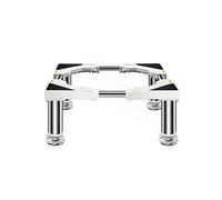 Base per lavatrice e lavatrice, base per frigorifero, piedistallo regolabile per lavatrice e asciugatrice, carico orso 300 kg, larghezza regolabile 42-65 cm [BMB25-410]