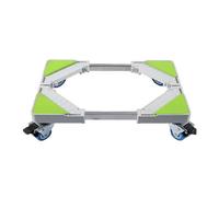 Base per Lavatrice Frigorifero e Asciugatrici Base Lavatrice Antivibrazione Supporto per Asciugatrice Frigorifero Regolabile Larghezza 30-45 cm Con ruote alto:10-12cm