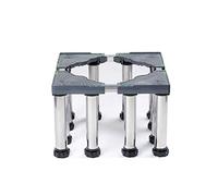 Base per lavatrice MiSMiAO base frigo base lavatrice 45 - 70 cm base regolabile per asciugatrice in acciaio inox frigorifero portabiancheria scaffale 12 piedi