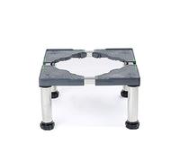 Base per lavatrice MiSMiAO, base per frigorifero, base per lavatrice, 45 - 70 cm, base regolabile per asciugatrice in acciaio inox, frigorifero, lavatrici, 4 piedi