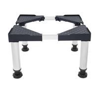 Base per lavatrice, piedistallo regolabile per lavatrice e asciugatrice con tappetini ammortizzanti, capacità di carico 150 kg, lunghezza 50 - 75 cm, larghezza 42 - 65 cm