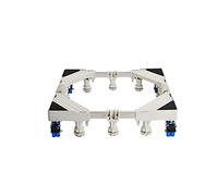 Base per lavatrice regolabile Base a rulli mobili 4 ruote Supporto per lavatrice regolabile antiruggine Lunghezza 50-77 cm Larghezza 45-72 cm Carrello per asciugatrice e frigorifero Portaogg