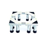 Base per lavatrice regolabile Base per lavatrice per pavimenti irregolari Rastrelliera resistente per asciugatrice Antiruggine Smorzamento Staffa di supporto per frigorifero e congelatore Lu