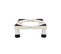 Base per lavatrice regolabile Base per lavatrice protettiva Lunghezza regolabile 30-45 cm Larghezza 38-54 cm Supporto per frigorifero e congelatore Aria condizionata Vassoi da pavimento per