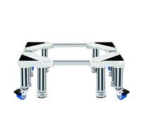 Base per lavatrice regolabile Base per lavatrice regolabile con 4 ruote girevoli bloccabili Base per asciugatrice e supporto regolabili da 45-65 cm Lavatrici e telai Base rialzata App Home