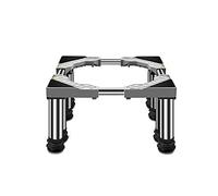 Base per lavatrice regolabile Base per lavatrice regolabile Supporto per asciugatrice Larghezza regolabile 36-55 cm Supporto per frigorifero rinforzato Vassoi da pavimento multifunzionali pe