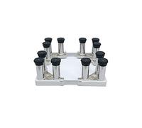 Base per lavatrice regolabile Base regolabile con 4/8/12 gambe Base per lavatrice da 18-21 cm Previene graffi e ammaccature Supporto rinforzato Larghezza/Lunghezza 42-70 cm Portarulli per el