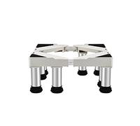 Base per lavatrice regolabile da 50-75 cm, piedistallo antiumidità con caratteristiche antivibrazioni, telaio di sollevamento per lavatrice e lavastoviglie, aumento di altezza di 10/15/20/25 cm