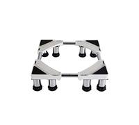 Base per lavatrice regolabile per lavatrice Base per elettrodomestici regolabile antiruggine per carichi pesanti Lunghezza 51-72 cm Larghezza 46-68 cm Supporto per frigorifero per piani cott