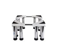 Base per lavatrice regolabile per lavatrice Base per elettrodomestici regolabile antiruggine per carichi pesanti Lunghezza 51-72 cm Larghezza 46-68 cm Supporto per frigorifero per piani cott