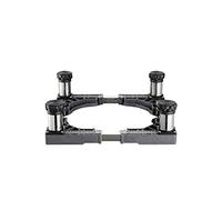 Base per lavatrice regolabile, previene graffi, ammaccature, cestello regolabile per asciugatrice, lunghezza/larghezza della base del ripiano 40-65 cm, supporto per frigorifero multifunziona