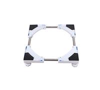 Base per lavatrice regolabile, staffa antiruggine, altezza regolabile 10-14 cm, base per lavatrice protettiva, lunghezza/larghezza 42-65 cm, stent per frigorifero per vino per lavastoviglie,