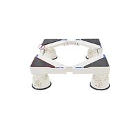 Base per lavatrice regolabile Supporto per frigorifero regolabile in altezza regolabile per lavatrice e asciugatrice Anti-vibrazioni Lunghezza 30-45 cm Larghezza 38-54 cm Macchina per il ghi