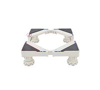 Base per lavatrice regolabile Supporto per frigorifero regolabile in altezza regolabile per lavatrice e asciugatrice Anti-vibrazioni Lunghezza 30-45 cm Larghezza 38-54 cm Macchina per il ghi