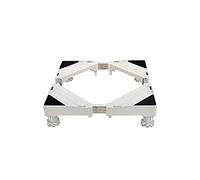 Base per lavatrice regolabile Supporto per frigorifero regolabile Previene ammaccature da graffi per lavatrice e asciugatrice Lunghezza 50-77 cm Larghezza 45-72 cm Supporto per congelatore,