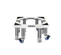 Base per Lavatrice Regolabile Supporto per Lavatrice Resistente Base Mobile con Doppie Ruote Girevoli 45-65 cm per Lavatrice Asciugatrice e Ripiano per Asciugatrice Multifunzione Frigo Freez