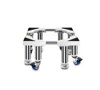 Base per lavatrice regolabile Supporto per lavatrice resistente Ruote per elettrodomestici Carrello per frigorifero regolabile Base mobile per armadietto Lavasciuga da 45-65 cm Asciugatrice