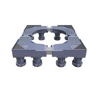 Base per Lavatrice, Supporto Base per Lavatrice Frigorifero Lunghezza 59-80cm Larghezza 41-63cm Altezza 10-13cm Supporti 150 kg, Base per Lavatrice Asciugatrice Frigoriferi 8 Piedi Fissi Gray