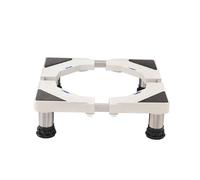 Base per Lavatrice, Supporto Base per Lavatrice Frigorifero Lunghezza/Larghezza 42cm-68cm Altezza 13cm-16cm Supporti 150 kg, Base per Lavatrice Asciugatrice Frigoriferi 4 Piedi Fissi Bianca