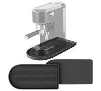 Base per macchina da caffè, 40 x 20 cm, tappetino in silicone con bordo per macchina da caffè De'Longhi Philips, Krups Grundig, filtro portafiltro, macchina da espresso, accessori Ninja CREAMi