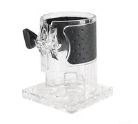 Base per macchina da taglio in plastica per la lavorazione del legno con coperchio trasparente, viti e ingranaggi regolabili, adatta per assemblaggio e funzionamento sicuri della macchina