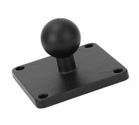 Base per Montaggio a Sfera da 1 Pollice, Piastra Adattatore AMPS in Gomma in Lega di Alluminio con Piastra Quadrata AMPS per Sfera da 1 Pollice Misura B per Montaggio RAM, per