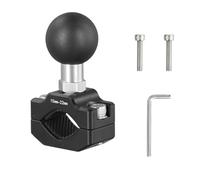 Base per Montaggio a Sfera da 25,4 mm/1", Adattatore a Testa Sferica RAM da 1 Pollice per Manubrio, Adattatore per Montaggio a Sfera in Lega di Alluminio, Supporto a Sferica con Sfera in TPU da 1"
