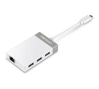 Base per notebook Trendnet TUC-ETGH3 USB-C 3xUSB 3.0 RJ-45 Gigabit compatta