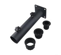 Base per ombrellone in acciaio inox con maniche regolabili, garantisce stabilità per il tuo ombrellone su superfici in cemento, granito o legno