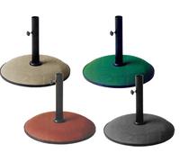BASE PER OMBRELLONE KROMA TONDA KG. 25 IN CEMENTO COLORATO