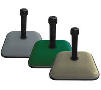 Base per ombrellone quadrata in cemento colorato 25 Kg 45x45 cm KROMA GDLC