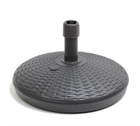 Base per ombrellone rattan 30 lt in polipropilene antracite Ø 58cm
