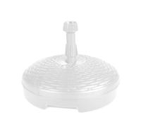 Base per ombrellone Rattan tondo bianco 46 cm