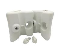 Base Per Ombrellone - Tamburo Rotondo Ponderato Con Acqua Da 1 Pezzo, Supporto Per Tettoia Da Patio Riempibile, Installazione Semplice, Supporto Per Ombrellone Resistente Al Per Piscina Sulla Sp