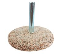 BASE PER OMBRELLONE CEMENTO E GHIAIA KG 25 TUBO MM 40