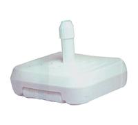 Saturnia Base per ombrellone in plastica 60x60 cm bianca per palo 30-54 mm con ruote