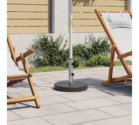 Base per parasole circolare in granito nera 20 kg