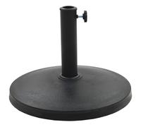 Base per Parasole Rotonda in Poliresina 10 kg Nera