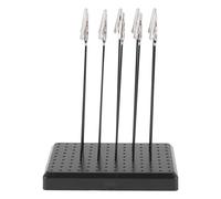 Base Per Pittura Con 9 X 14 Fori E 10 Pezzi Di Clip Metalliche Per Modelli