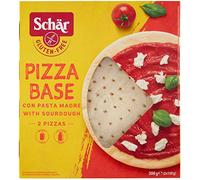 SCHAR Base per pizza già pronta senza glutine 2 confezioni da 2 pz (300 g x 2 )