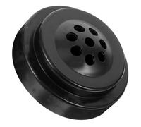 Base per Portabandiera da Tavolo in Plastica Nera Rotonda 8 Fori