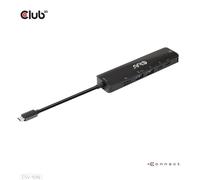 Base per portatile Club 3D CSV-1596 USB-C 100W 8K Ultra HD Nero