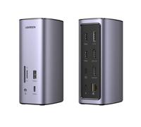 Base per portatili USB-C 12-in-1 Ugreen Argento