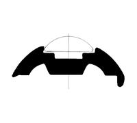 Base per profili PVC bianco 35 mm - 24 MT - 44.480.17 - 4448017