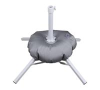 Base per riparo solare portatile resistente con apertura di 3,2 cm, telaio rinforzato per barbecue da cortile, attrezzatura da campeggio all'aperto, uso in spiaggia, base pieghevole per parasole