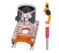 Base Per Router In Legno - Per Intaglio Compatta In Metallo Pesante - Piastra Base Scanalata Legno Per Armadio - Per Utensile Lavorazione Macchina Rifinitura